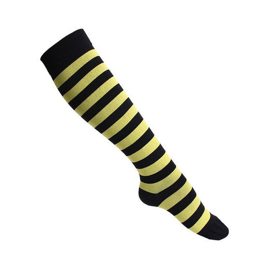 Bee Stripe Compression Socks