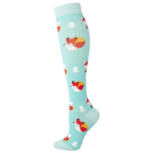 Cute Fox Compression Socks